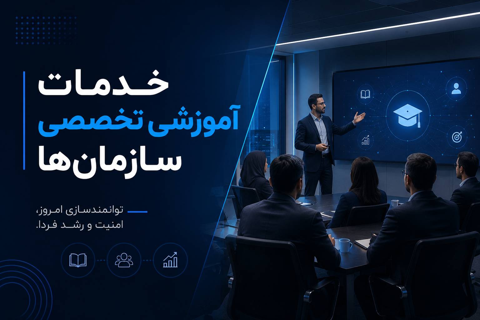آموزش تخصصی و گروهی سازمان ها با رویکرد توانمندسازی و رشد